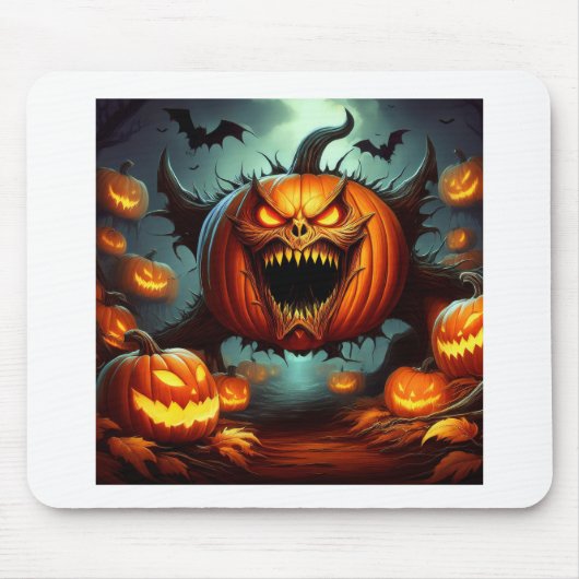 Frohes Halloween alle Mousepad (Vorne)