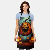 Frohes Halloween alle Schürze (Getragen)