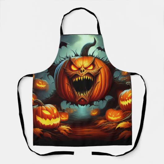 Frohes Halloween alle Schürze (Vorderseite)