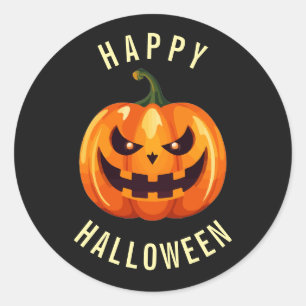 Frohes Halloween-Aufkleber Runder Aufkleber