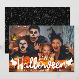 Frohes Halloween benutzerdefiniertes Foto Hallowee Karte