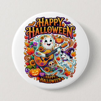 frohes Halloween Button