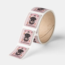 Frohes Halloween Coquette Einzelaufkleber