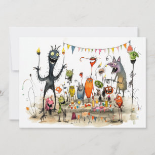 Frohes Halloween, du MONSTER! Feiertagskarte