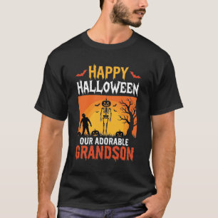 Frohes Halloween Enkel Skelett Kürbis T-Shirt