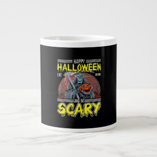 Frohes Halloween Essen Trinken Und Sei Schrecklich Jumbo-Tasse