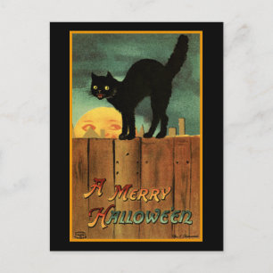 Frohes Halloween Feiertagspostkarte