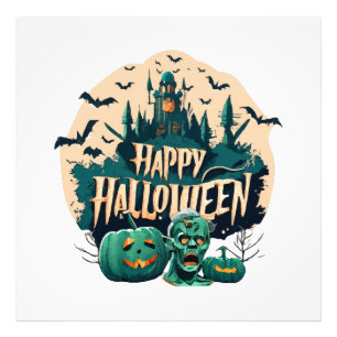 Frohes Halloween Fotodruck