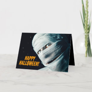 Frohes Halloween für jeden Mumien Humor  Feiertagskarte