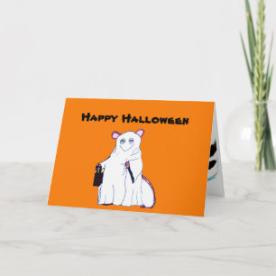 FROHES HALLOWEEN  -**gefaltete Grußkarte Karte