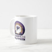 Frohes Halloween Geist Fledermäuse Spinnen_1 Kaffeetasse (Vorderseite Links)