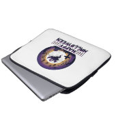 Frohes Halloween Geist Fledermäuse Spinnen_1 Laptopschutzhülle (Vorne Knopf)
