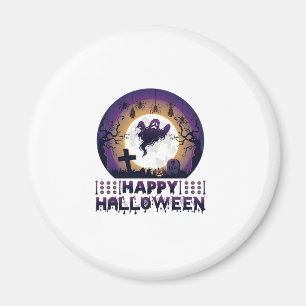 Frohes Halloween Geist Fledermäuse Spinnen_1 Magnet