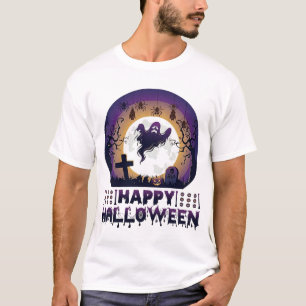 Frohes Halloween Geister Fledermäuse Spinnen_1 T-Shirt