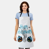 Frohes Halloween-Gespenst -Halloween-Kostüm Kürbis Schürze (Getragen)