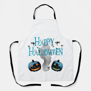 Frohes Halloween-Gespenst -Halloween-Kostüm Kürbis Schürze
