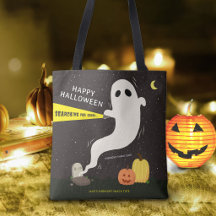 FROHES HALLOWEEN Gespenst Personalisiert