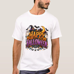 Frohes Halloween Gespenster Schädel und Kürbisse G T-Shirt