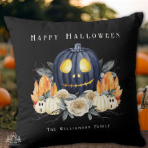 Frohes Halloween Gruseliger Samhain Kürbisse Krist