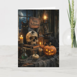 Frohes Halloween-Grußkarten Ankündigung