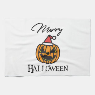 Frohes Halloween, Halloween Weihnachten, Humor Hal Geschirrtuch