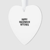 Frohes Halloween Hexen Ornament (Vorderseite)