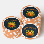 Frohes Halloween Jack-O-Lantern-Brauerei-Tasse Pokerchips (Stapel)