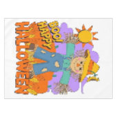 Frohes Halloween Junge Tischdecke (Vorderseite (Horizontal))