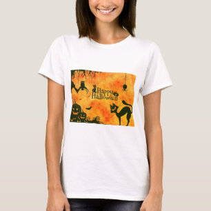 frohes halloween katze T-Shirt