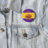 Frohes Halloween Kürbis Button (Beispiel)