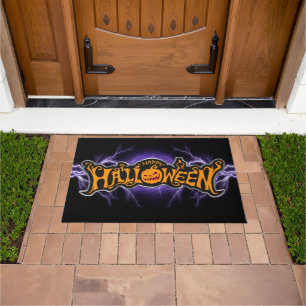Frohes Halloween Kürbis Fußmatte