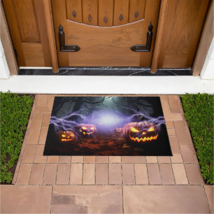 Frohes Halloween Kürbis Fußmatte