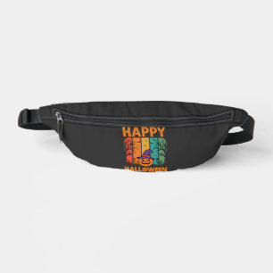 Frohes Halloween Kürbis Vintage Vektor Bauchtasche