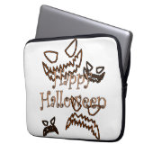 frohes Halloween Laptopschutzhülle (Vorderseite Links)