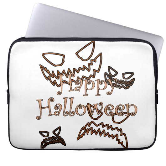 frohes Halloween Laptopschutzhülle (Vorderseite)