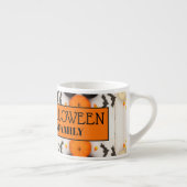 Frohes Halloween Orange Kürbis Espressotasse (Rechts)