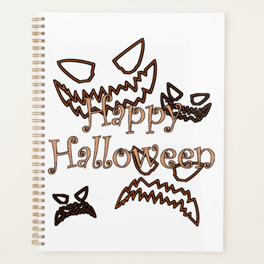 frohes Halloween Planer (Vorderseite)