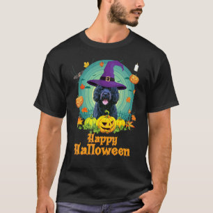 Frohes Halloween Portugiesischer Wasserhund Kürbis T-Shirt