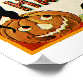Frohes Halloween Poster (Ecke)