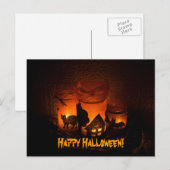 Frohes Halloween! Postkarte (Vorne/Hinten)
