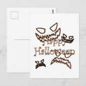 frohes Halloween Postkarte (Vorne/Hinten)