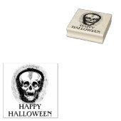 Frohes Halloween Schädelgummi Briefmarke Gummistempel (Stempel)