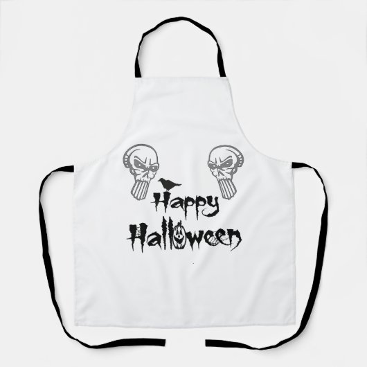 frohes halloween schürze (Vorderseite)