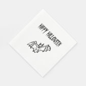 frohes Halloween Serviette (Ecke)
