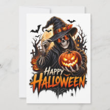 Frohes Halloween-Skelett-Kürbis-Geschenk für Männe