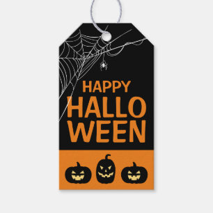 Frohes Halloween Spinne Geschenkanhänger