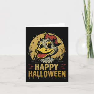Frohes Halloween Süße Ente Karte