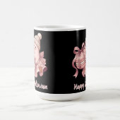 Frohes Halloween Süße Herbsternte Geist&Macaron Kaffeetasse (Mittel)
