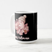 Frohes Halloween Süße Herbsternte Geist&Macaron Kaffeetasse (Vorderseite Links)