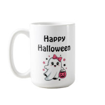 Frohes Halloween Süßer Kürbis Geist